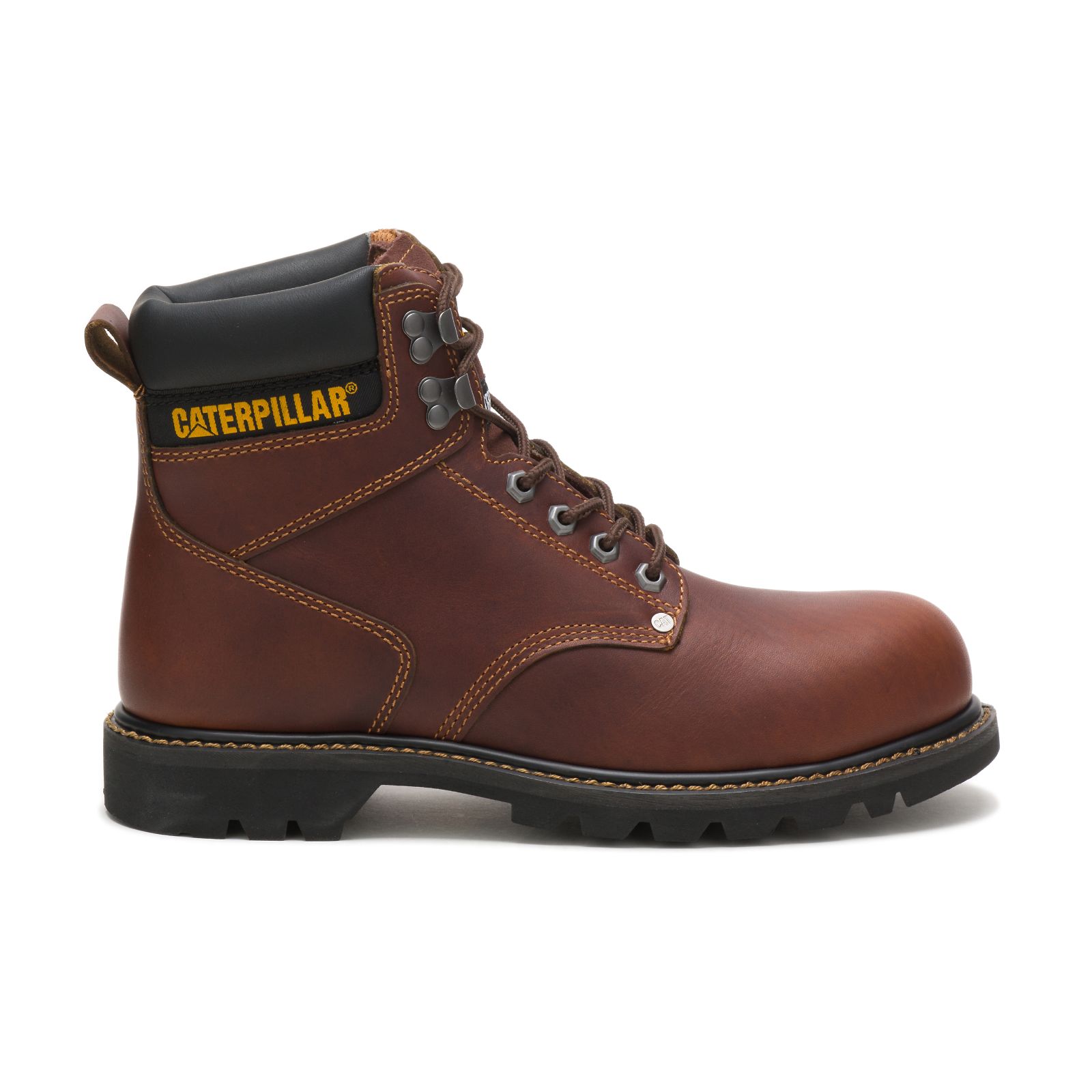 Men's Caterpillar Second Shift Steel Toe Steel Toe Boots Brown Ireland WJUY52963